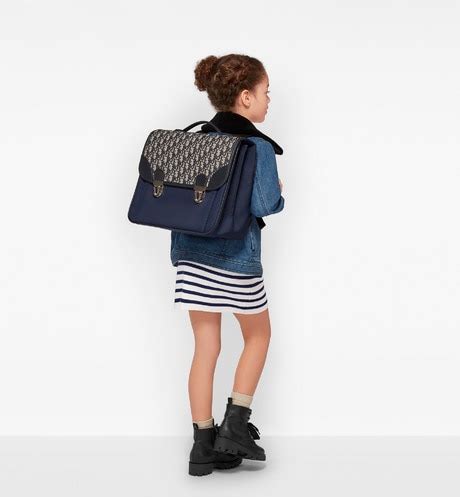 dior schulsachen|Schulrucksack Dior Oblique Funktionscanvas in Blau.